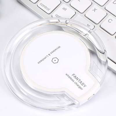 Universal QI wireless charger New Ultra-Thin Crystal K9 5W Wireless Charging Compatible All Support Qi Technology Mobile Phone